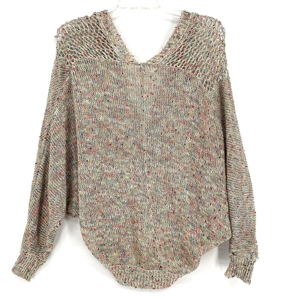 KBF Urban Research One Piece A-Line Long Sleeve Multi Color Cardigan Sweater - Picture 2 of 7